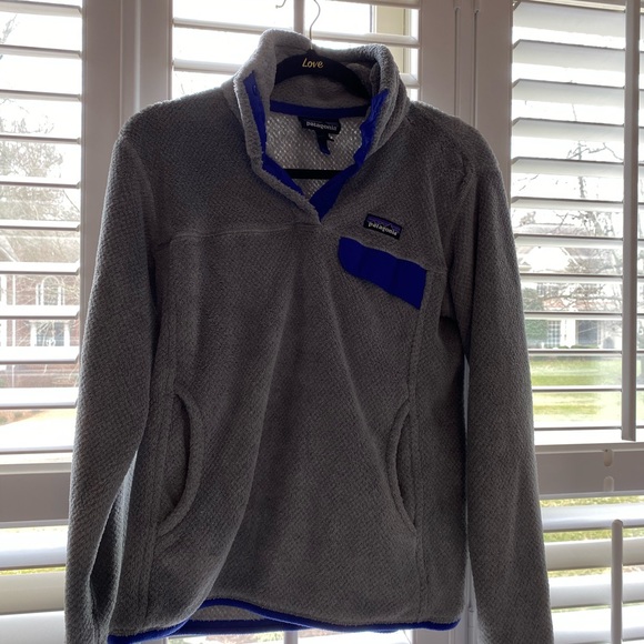 GRAY AND PURPLE PATAGONIA JACKET - Picture 1 of 1